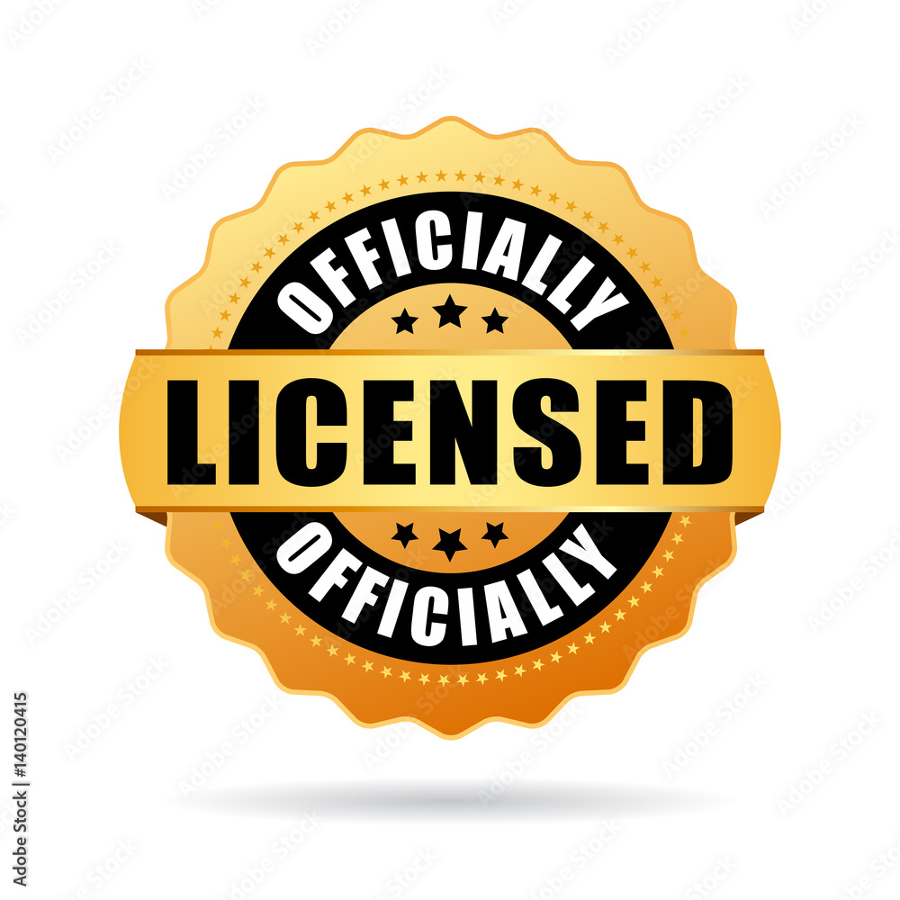 Officially licensed gold seal