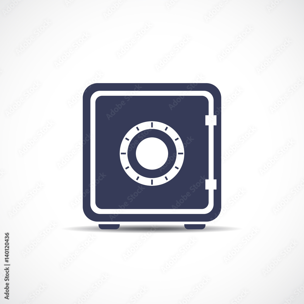 Money safe vector icon Money safe vector icon