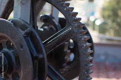 old military mechanism gear