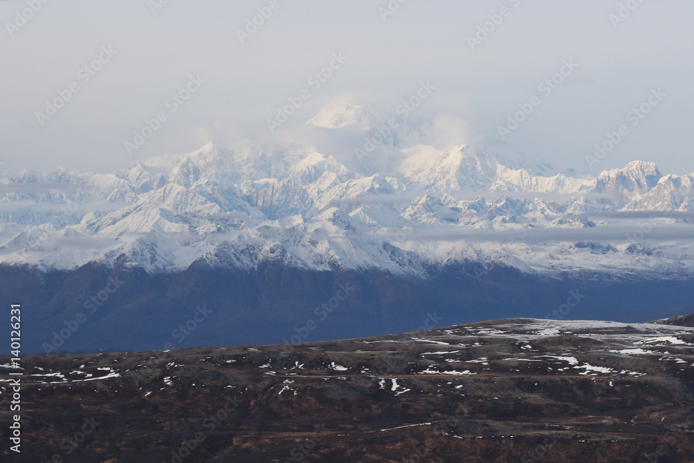 Denali from the Air, McKinley Alaska