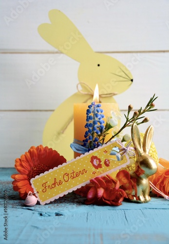 Osterkarte - Frohe Ostern -...