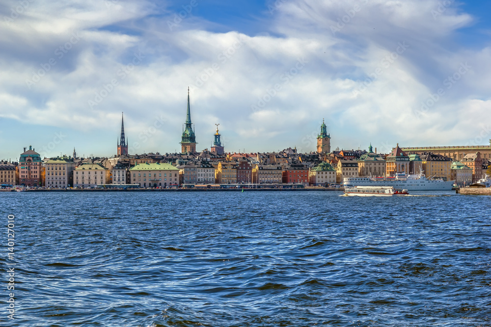 view of Gamla Stan, Stockholm