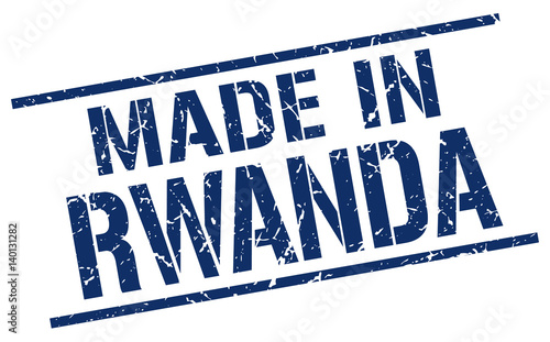 made in Rwanda stamp