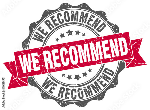 we recommend stamp. sign. seal