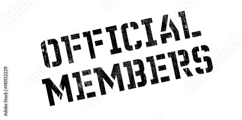 Official Members rubber stamp. Grunge design with dust scratches. Effects can be easily removed for a clean, crisp look. Color is easily changed.