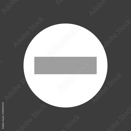  illustration of  a no trespassing signal