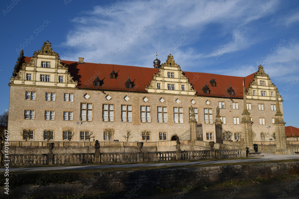Ansicht Schloss Weikersheim , Main-Tauber-Kreis