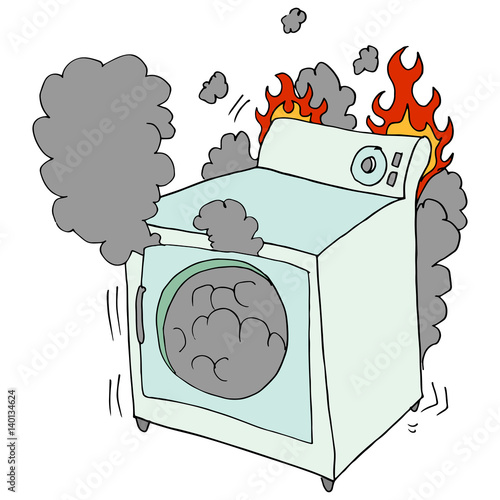  broken clothes dryer