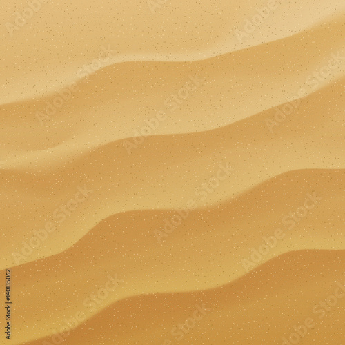 Vector sand background. Texture of sand and dunes