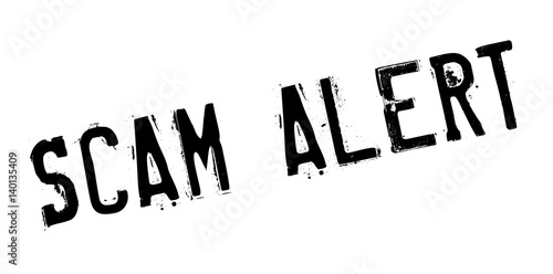 Scam Alert rubber stamp. Grunge design with dust scratches. Effects can be easily removed for a clean, crisp look. Color is easily changed.