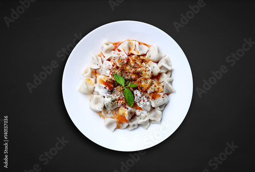 Turkish ravioli
