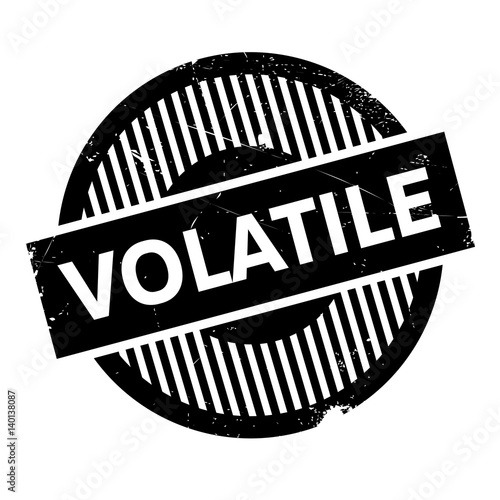 Volatile rubber stamp. Grunge design with dust scratches. Effects can be easily removed for a clean, crisp look. Color is easily changed.
