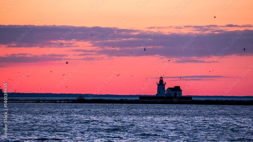 Obraz premium Cleveland Lighthouse