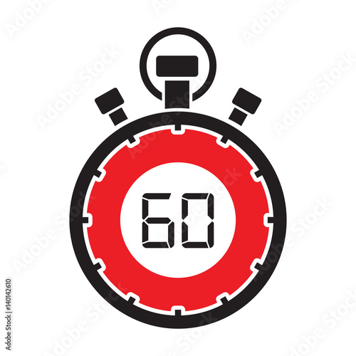 sixty minute stop watch countdown