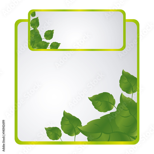 green sheath of leaves icon, vector illustraction design