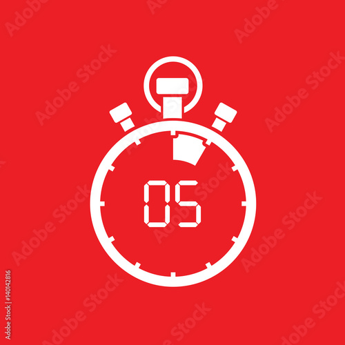 five minute stop watch countdown