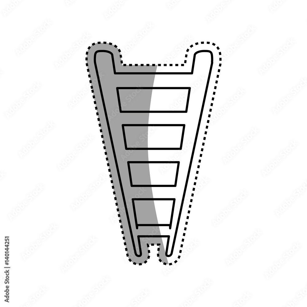 Ladder or staircase symbol icon vector illustration graphic design