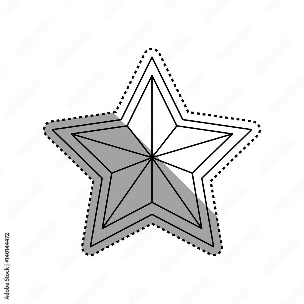 Star award symbol icon vector illustration graphic design