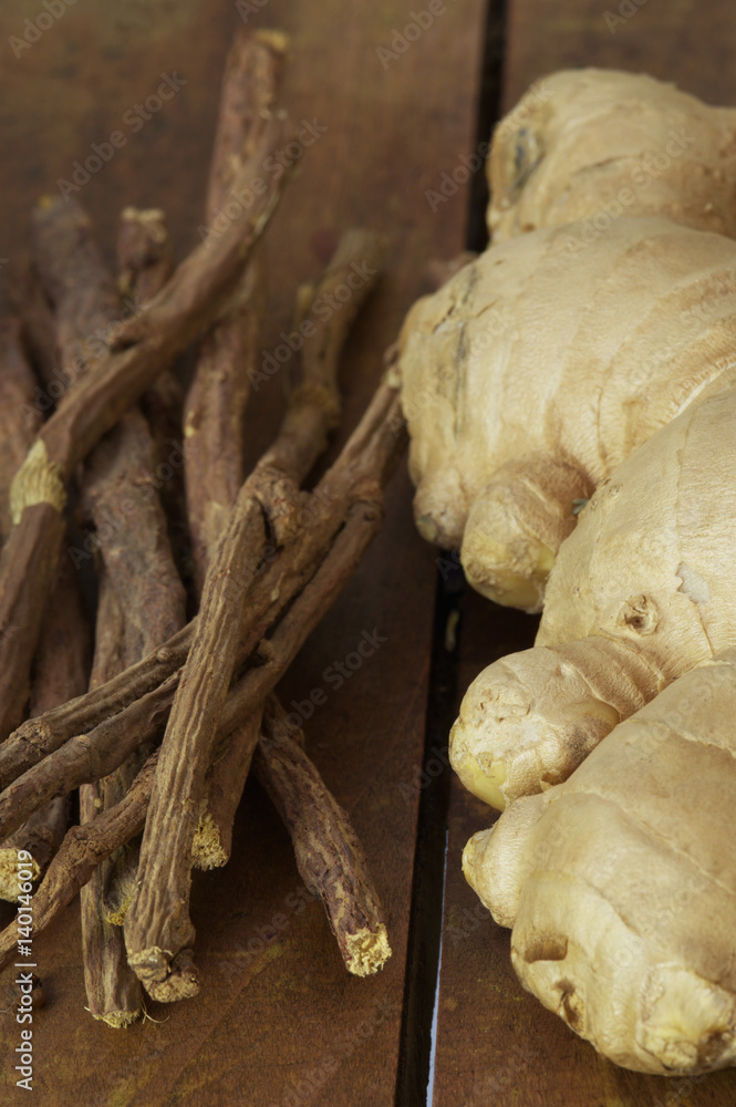 Fototapeta premium Ginger and licorice