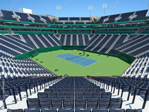 3D render of beutiful modern tennis masters 1000 lookalike stadium