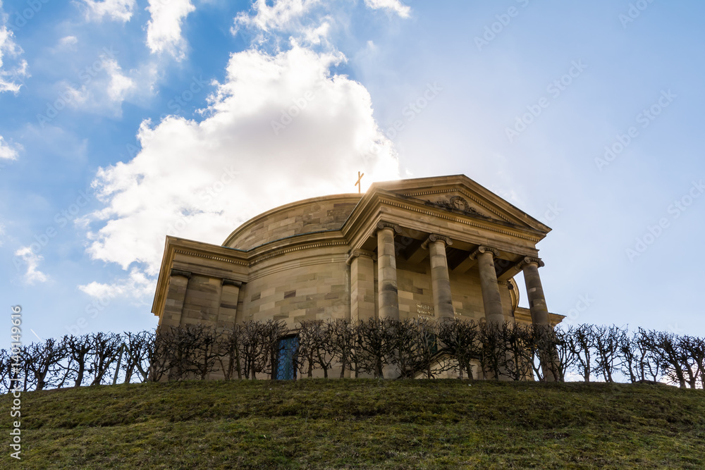 Fototapeta premium Grabkapelle Stuttgart Mausoleum European Blue Skies Old Architecture Landscape Beautiful Monument Germany