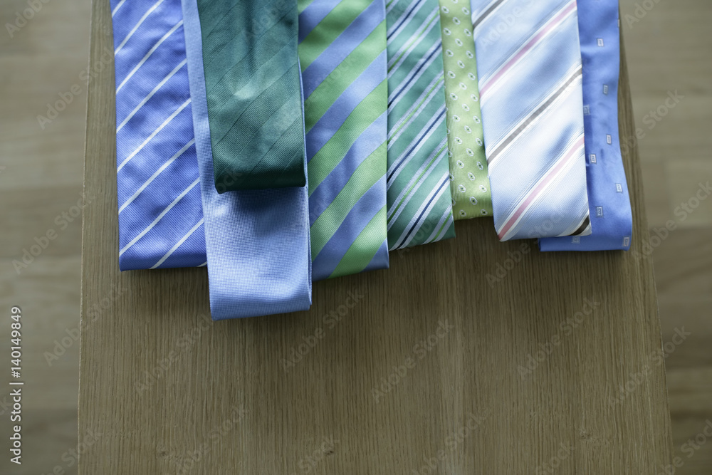 A choice of ties A choice of ties