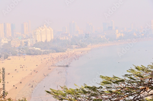 Beautiful beach in Mumbai, Maharashtra photo