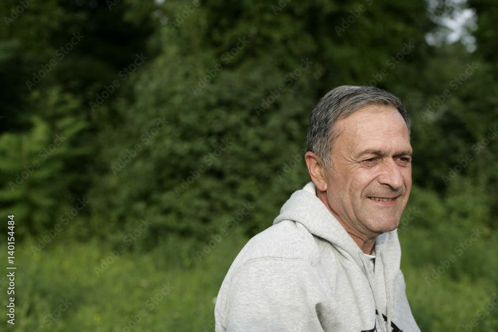 Portrait of a smiling mature man Portrait of a smiling mature man