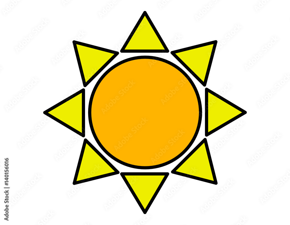 太陽(薄オレンジ、黄) 太陽(薄オレンジ、黄)