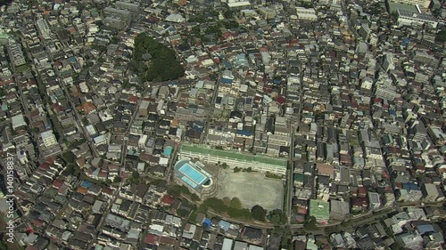 低層住宅地／世田谷地区上空、空撮