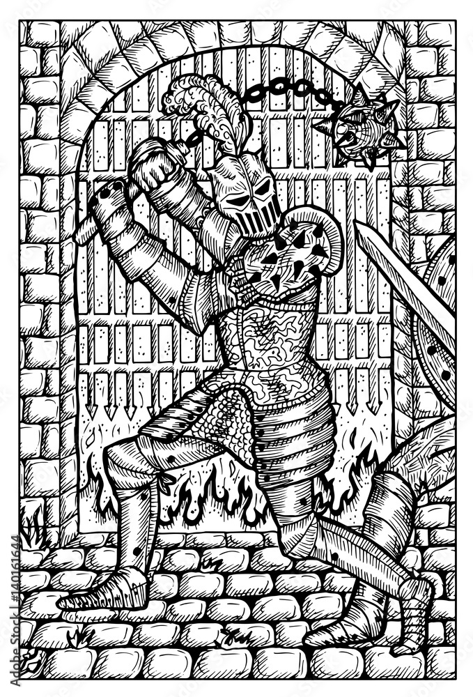 Obraz na plátně Knight