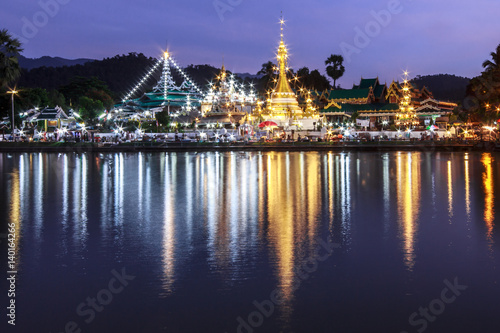 Attractions in Thailand. Burmese Architectural Style.