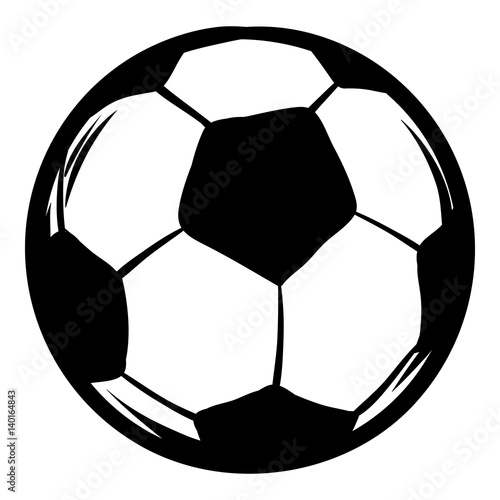 Soccer icon cartoon