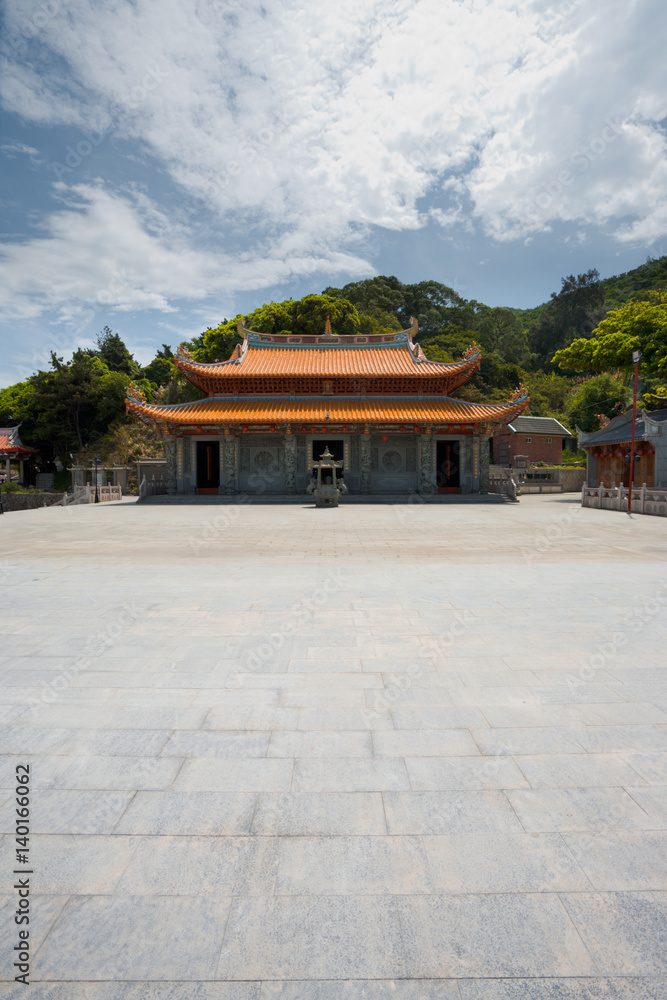 Magang Matsu Temple Courtyard