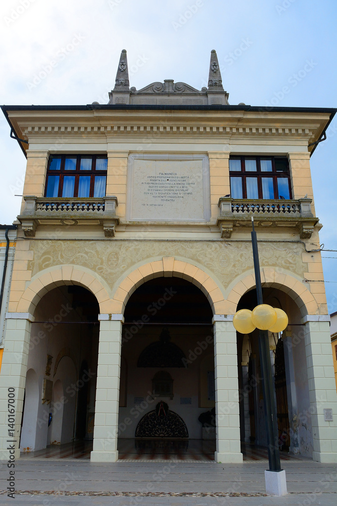 Obraz premium Loggia dei Mercanti, Palmanova, Italy