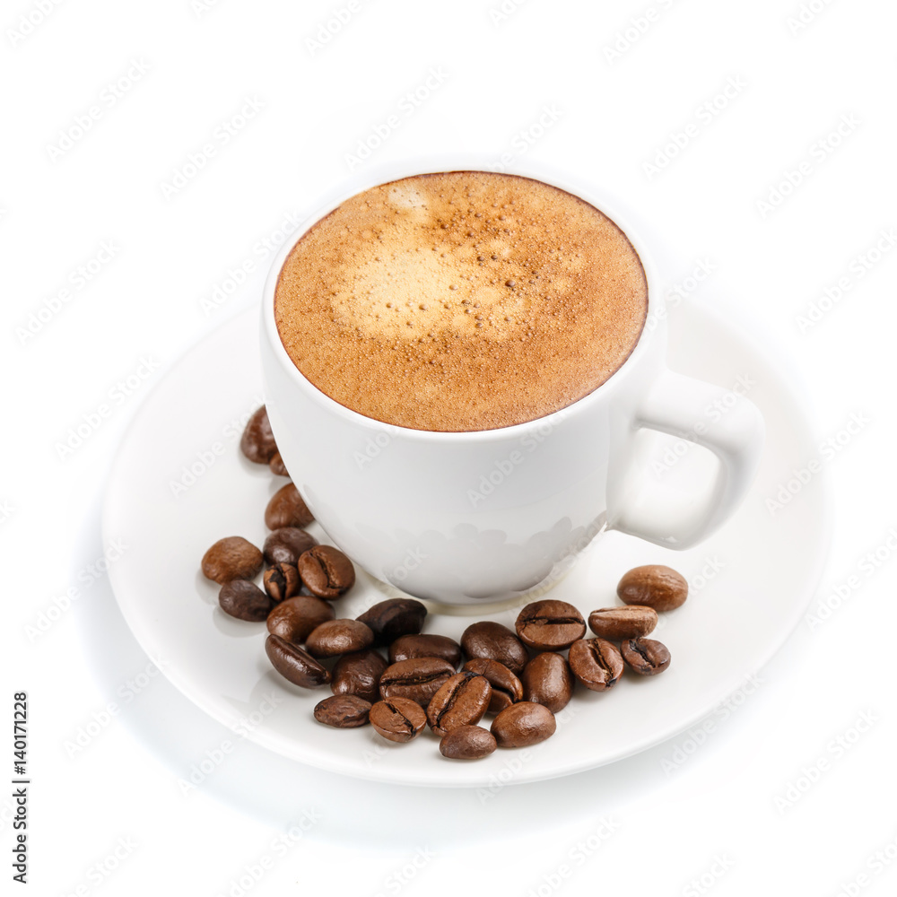 Espresso cup. Isolated on white background Espresso cup. Isolated on white background
