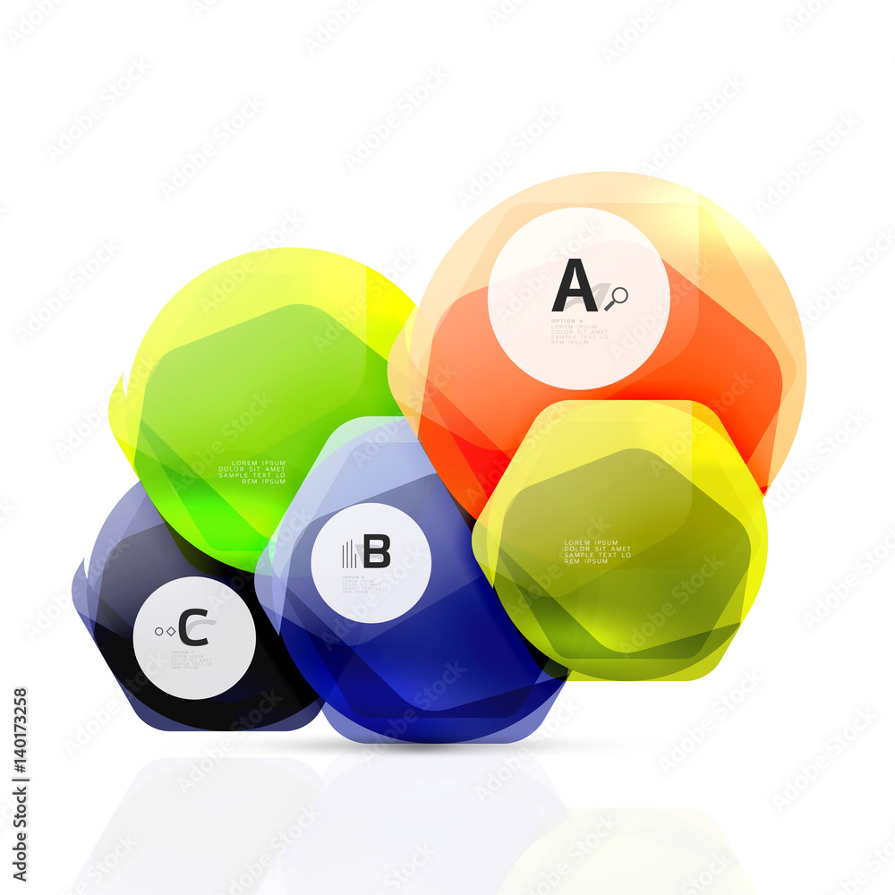 Glass modern geometrical hexagon abstract background Glass modern geometrical hexagon abstract background