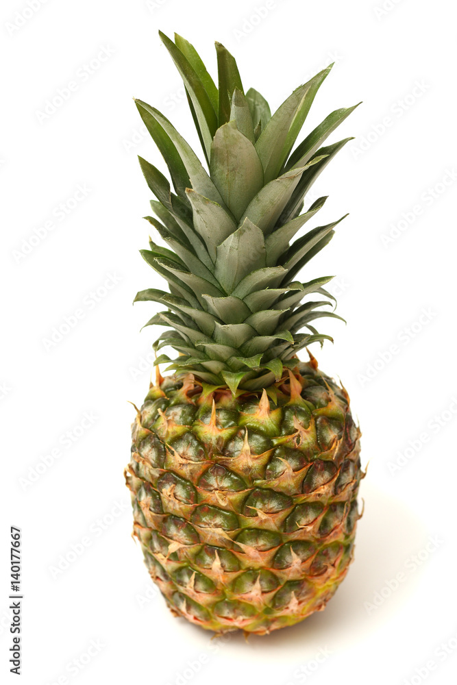 Ripe pineapple isolated on white background Ripe pineapple isolated on white background