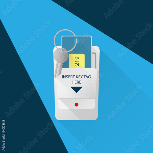 Hotel Room Keycard