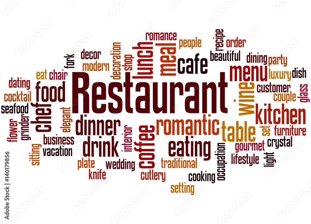 Restaurant, word cloud concept Restaurant, word cloud concept