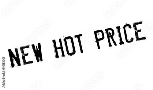 New Hot Price rubber stamp. Grunge design with dust scratches. Effects can be easily removed for a clean, crisp look. Color is easily changed.
