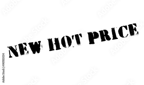 New Hot Price rubber stamp. Grunge design with dust scratches. Effects can be easily removed for a clean, crisp look. Color is easily changed.
