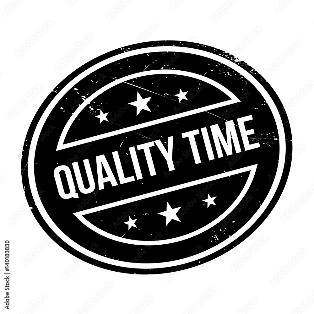Quality Time rubber stamp. Grunge design with dust scratches. Effects can be easily removed for a clean, crisp look. Color is easily changed.