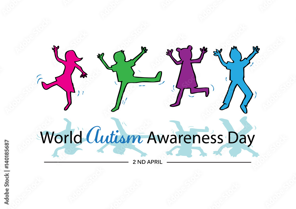 Autism awareness design 