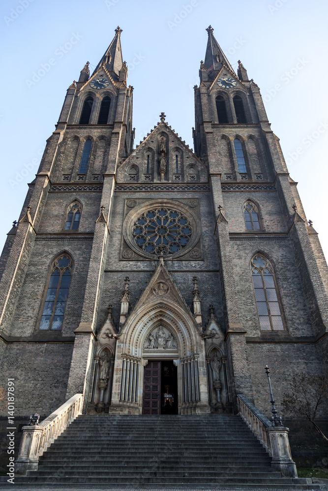Fototapeta premium Church of St. Ludmilla in Prague