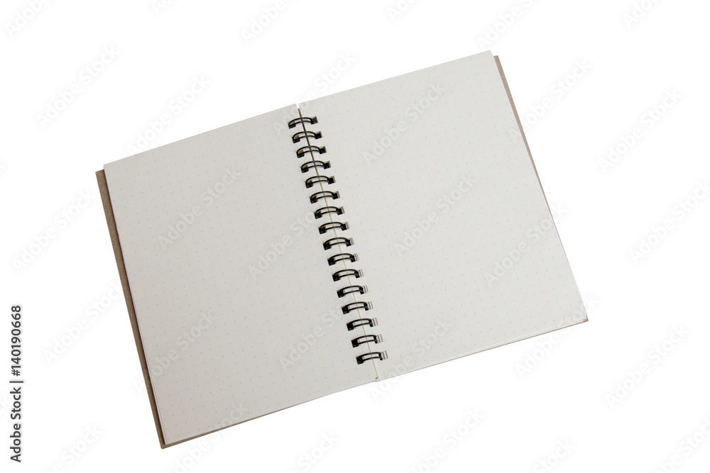 brown book open on white background ,isolated on white brown book open on white background ,isolated on white