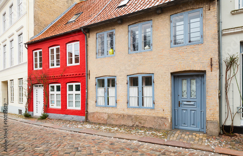 Germany, Traditional colorful living houses