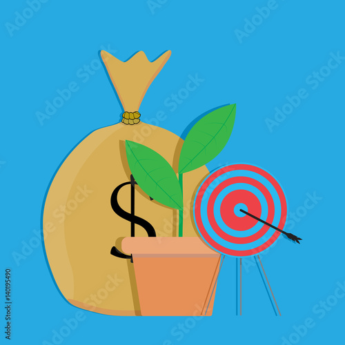 Financial target vector