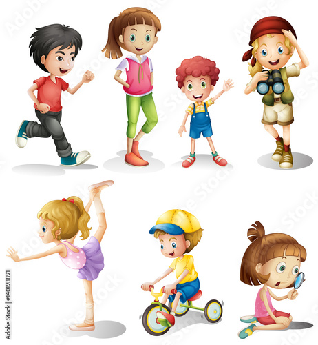 Children in many actions