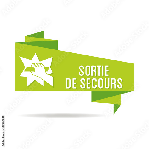 Logo sortie de secours.